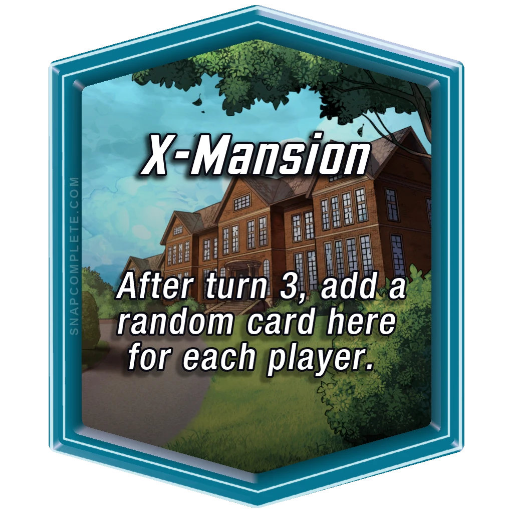 X-Mansion Marvel Snap location art