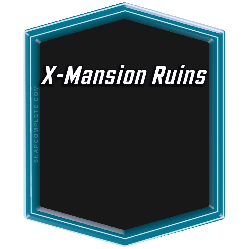 X-Mansion Ruins Marvel Snap location art