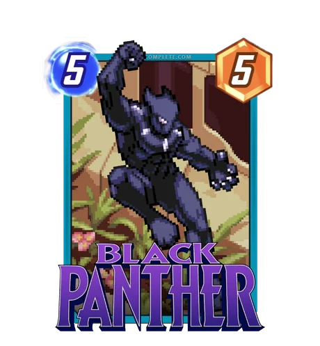 Black Panther Champion Grand Arena card art - Marvel Snap