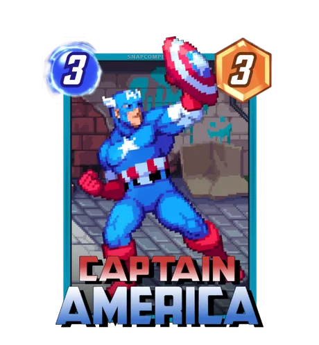 Captain America Champion Grand Arena card art - Marvel Snap