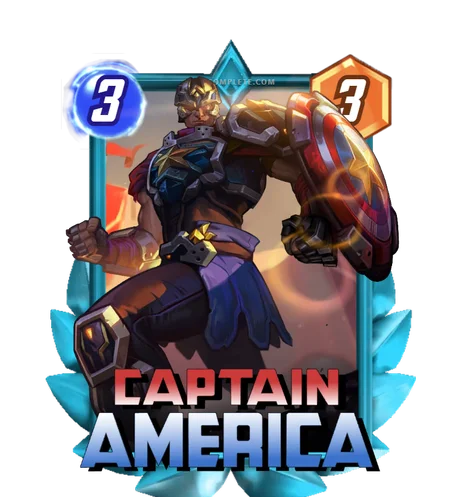 Captain America Champion Grand Arena card art - Marvel Snap