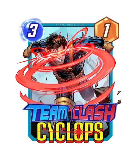 Cyclops (X-Men) Team Clash card art - Marvel Snap