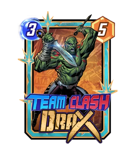 Drax (Guardians of the Galaxy) Team Clash card art - Marvel Snap