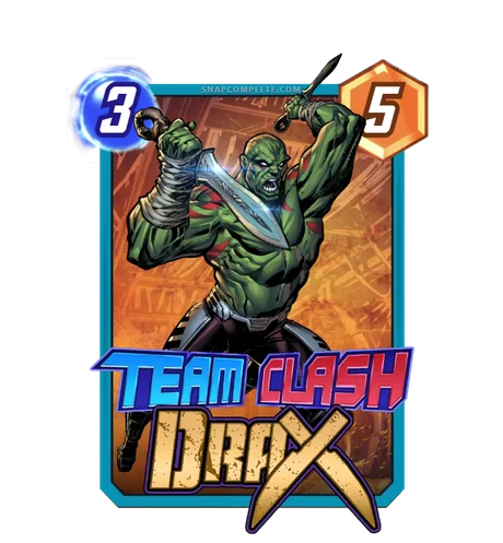 Drax (Guardians of the Galaxy) Team Clash card art - Marvel Snap