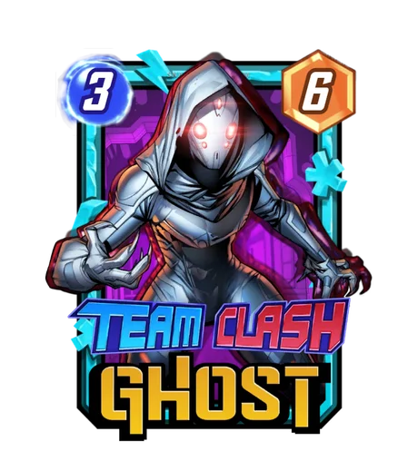 Ghost (Thunderbolts) Team Clash card art - Marvel Snap