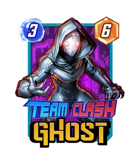 Ghost (Thunderbolts) Team Clash card art - Marvel Snap
