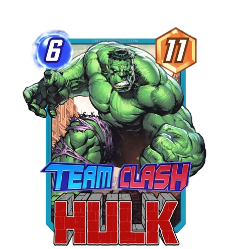 Hulk (Avengers) Team Clash card art - Marvel Snap