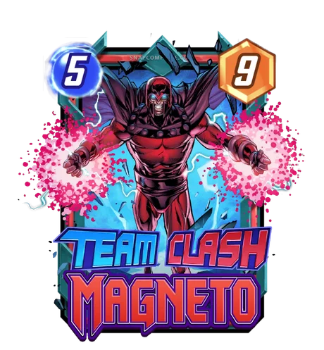 Magneto (Brotherhood of Mutants) Team Clash card art - Marvel Snap