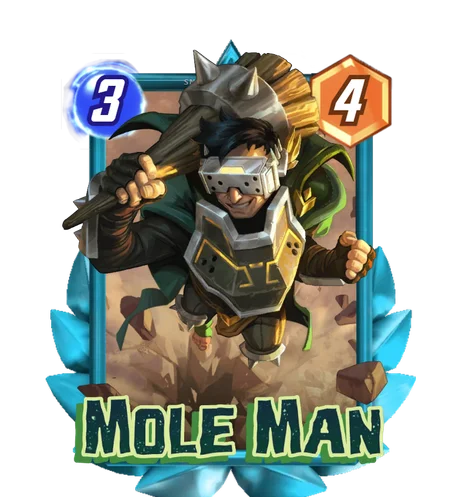 Mole Man Champion Grand Arena card art - Marvel Snap
