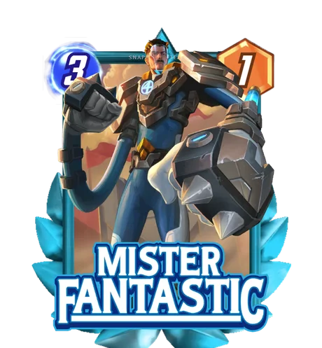 Mister Fantastic Champion Grand Arena card art - Marvel Snap