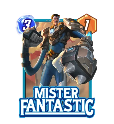 Mister Fantastic Champion Grand Arena card art - Marvel Snap