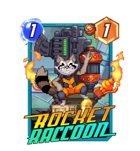 Rocket Raccoon Champion Grand Arena card art - Marvel Snap