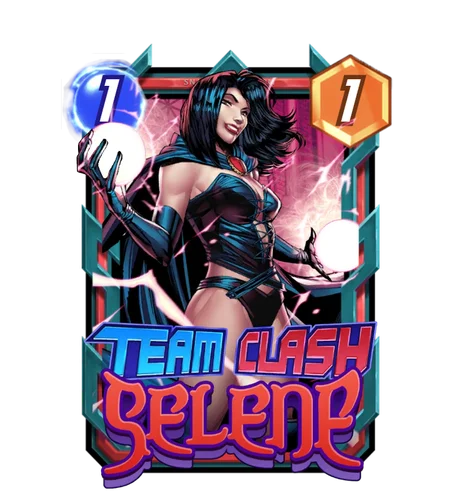 Selene (Brotherhood of Mutants) Team Clash card art - Marvel Snap