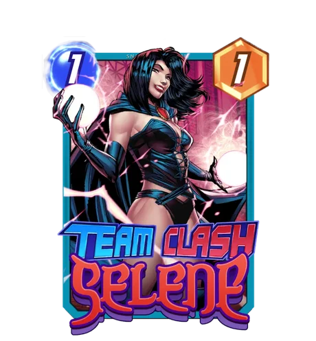 Selene (Brotherhood of Mutants) Team Clash card art - Marvel Snap