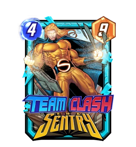 Sentry (Thunderbolts) Team Clash card art - Marvel Snap