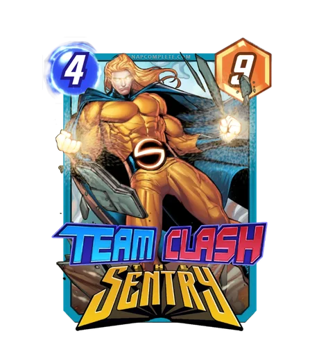 Sentry (Thunderbolts) Team Clash card art - Marvel Snap