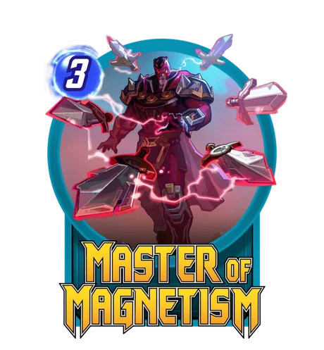 Master of Magnetism Grand Arena skill art - Marvel Snap