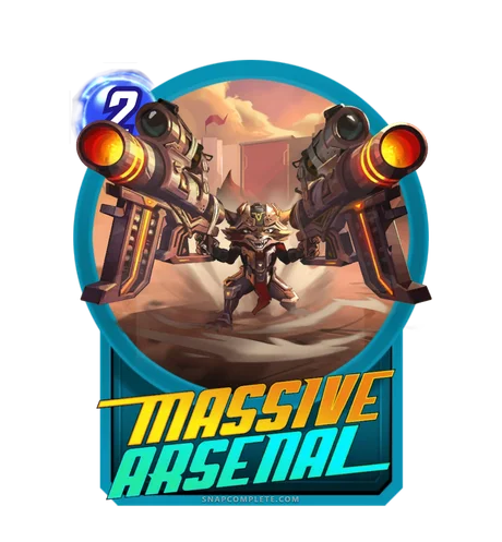 Massive Arsenal Grand Arena skill art - Marvel Snap