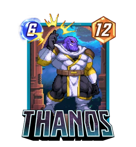 Thanos Champion Grand Arena card art - Marvel Snap