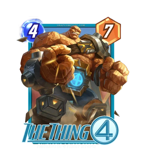 The Thing First Steps Grand Arena card art - Marvel Snap