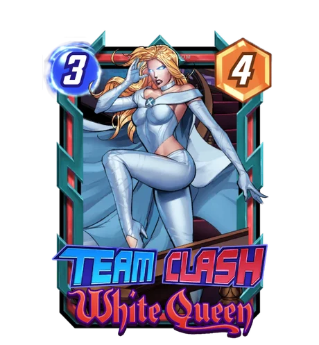 White Queen (Brotherhood of Mutants) Team Clash card art - Marvel Snap