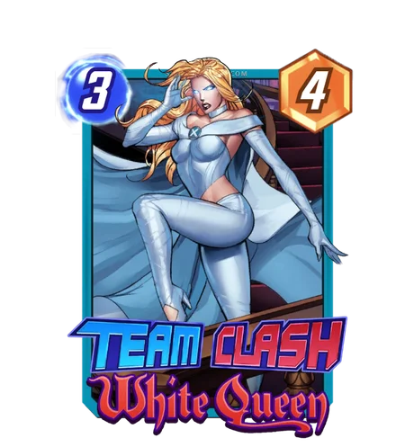 White Queen (Brotherhood of Mutants) Team Clash card art - Marvel Snap