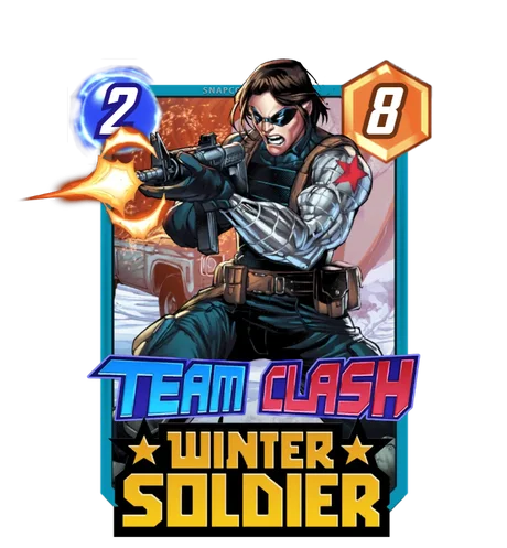 Winter Soldier - Thunderbolts Team Clash card art - Marvel Snap