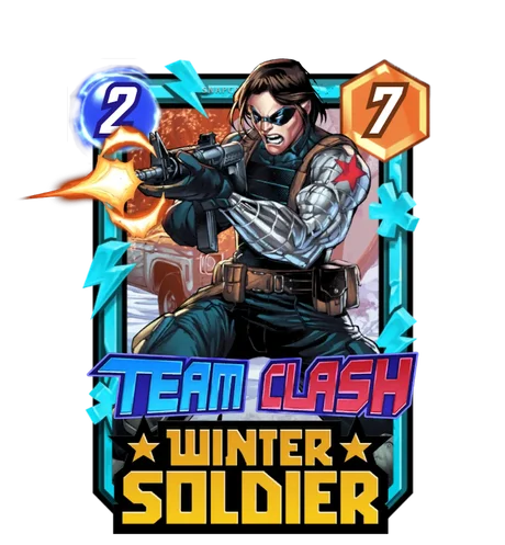 Bucky Barnes (Thunderbolts) Team Clash card art - Marvel Snap