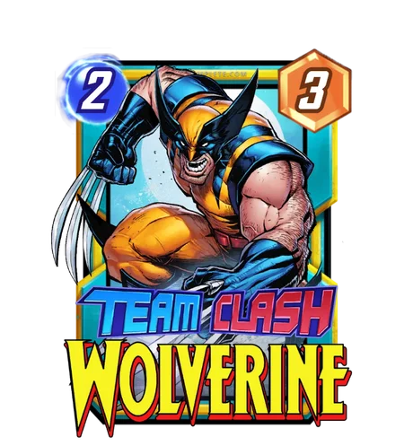 Wolverine (X-Men) Team Clash card art - Marvel Snap