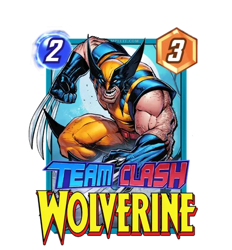 Wolverine (X-Men) Team Clash card art - Marvel Snap
