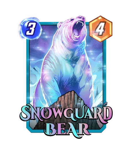 Snowguard Bear token - Marvel Snap