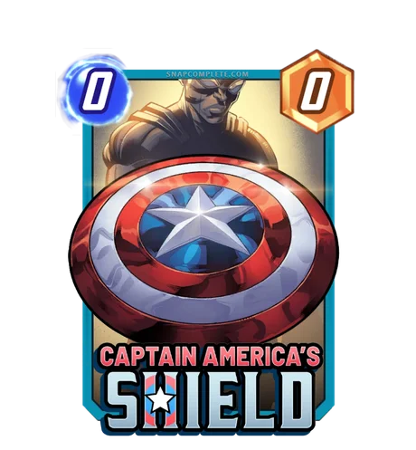 Cap's Shield Marvel Snap token