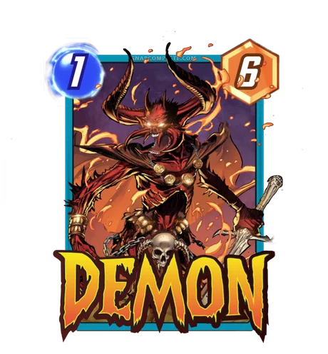 Demon token - Marvel Snap