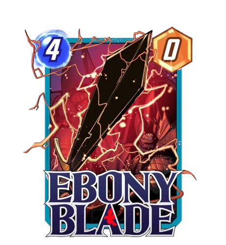 Ebony Blade token - Marvel Snap