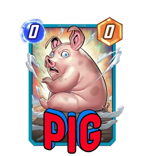 Pig token - Marvel Snap