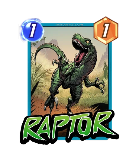 Raptor Marvel Snap token