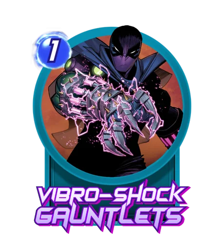 Vibro-Shock Gauntlets Marvel Snap token