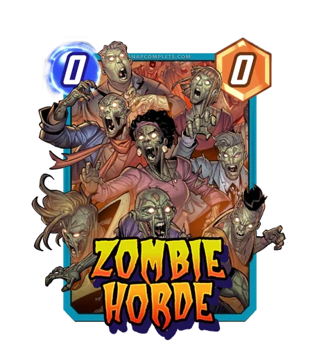 Zombie Horde Marvel Snap token