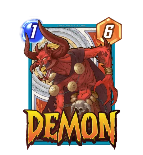 Demon (Wild Blue Nouveau) token variant