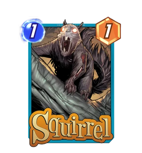 Squirrel (Zombie) token variant
