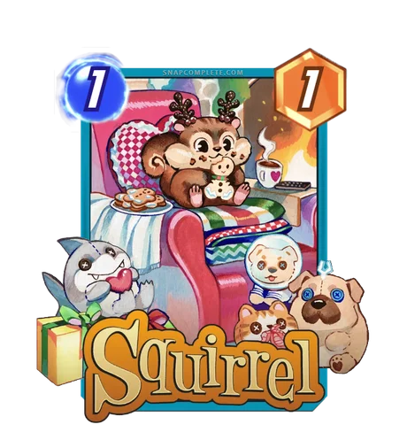 Squirrel Girl Winter Holiday token variant - Marvel Snap