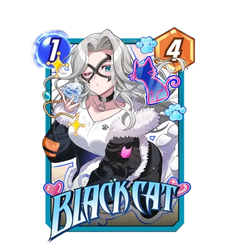 Black Cat Sticker variant