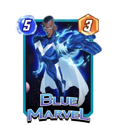 Blue Marvel Max Grecke variant