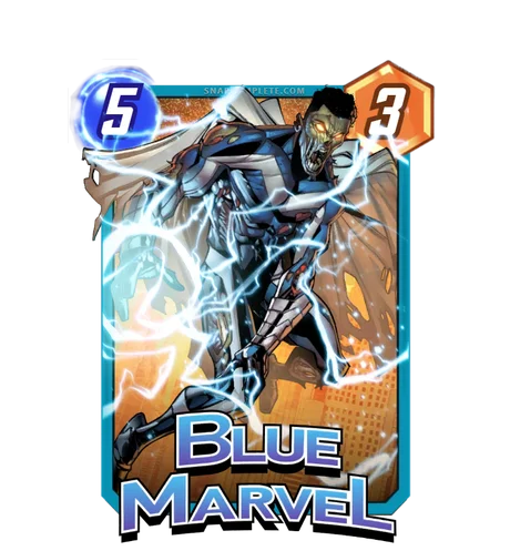 Blue Marvel Zombie variant