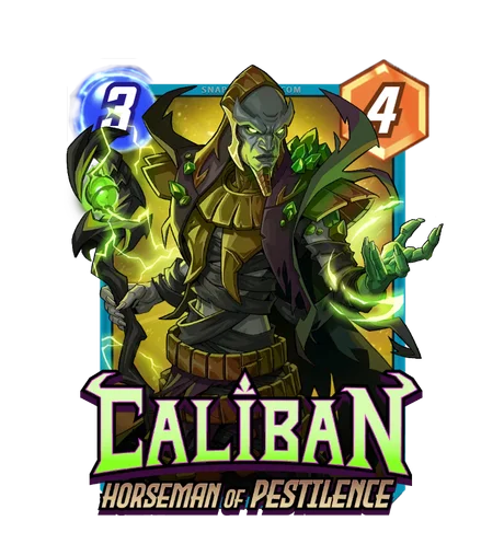 Caliban Horseman of Pestilence Fireball Studio variant