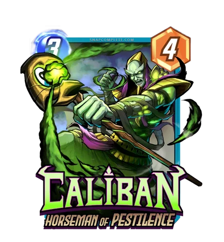 Caliban Horseman of Pestilence (Creative House Pocket) variant