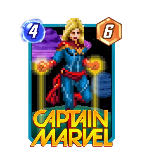 Captain Marvel Pixel variant