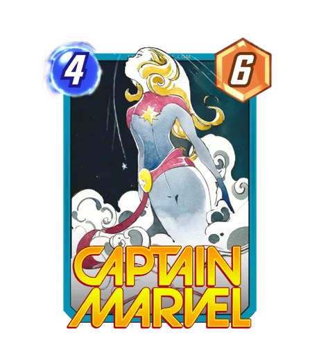 Captain Marvel Peach Momoko variant