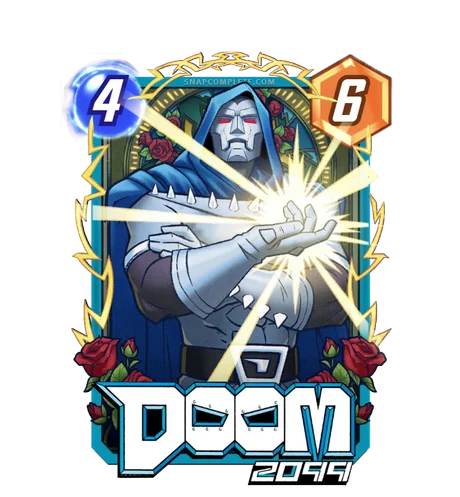 Doctor Doom 2099 (Wild Blue Nouveau) variant