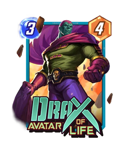 Drax, Avatar Of Life Lemon Art variant